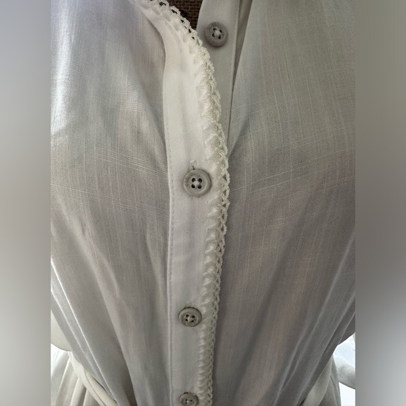 White Long Maaji Shirt Dress. NWOT - Picture 10 of 13